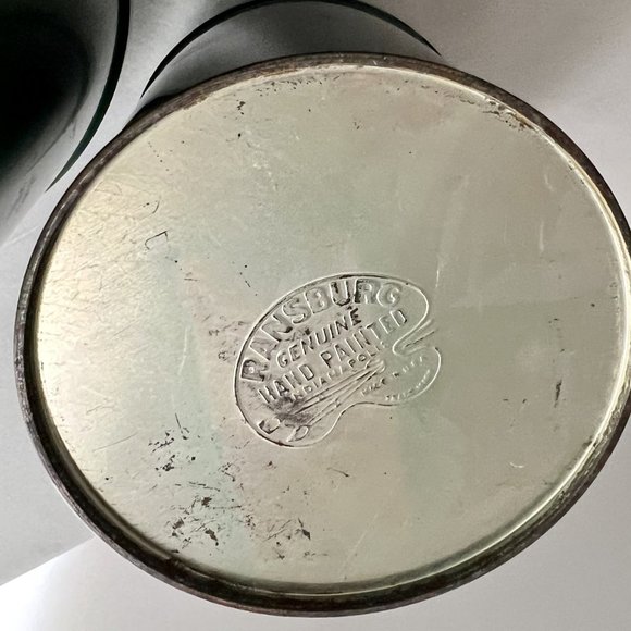 Mid-Century Scenic Canisters Farmhouse Kitchen Canisters by Ransburg Set of 4 - Picture 8 of 10